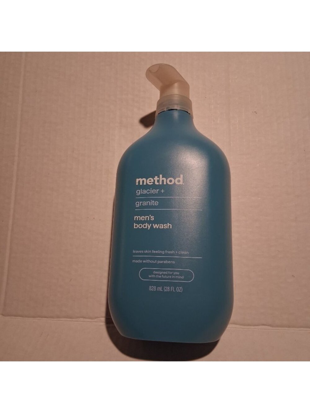 Method Glacier + Granite Mens Body Wash 828mL 28 fl oz Pump Bottle Paraben Free